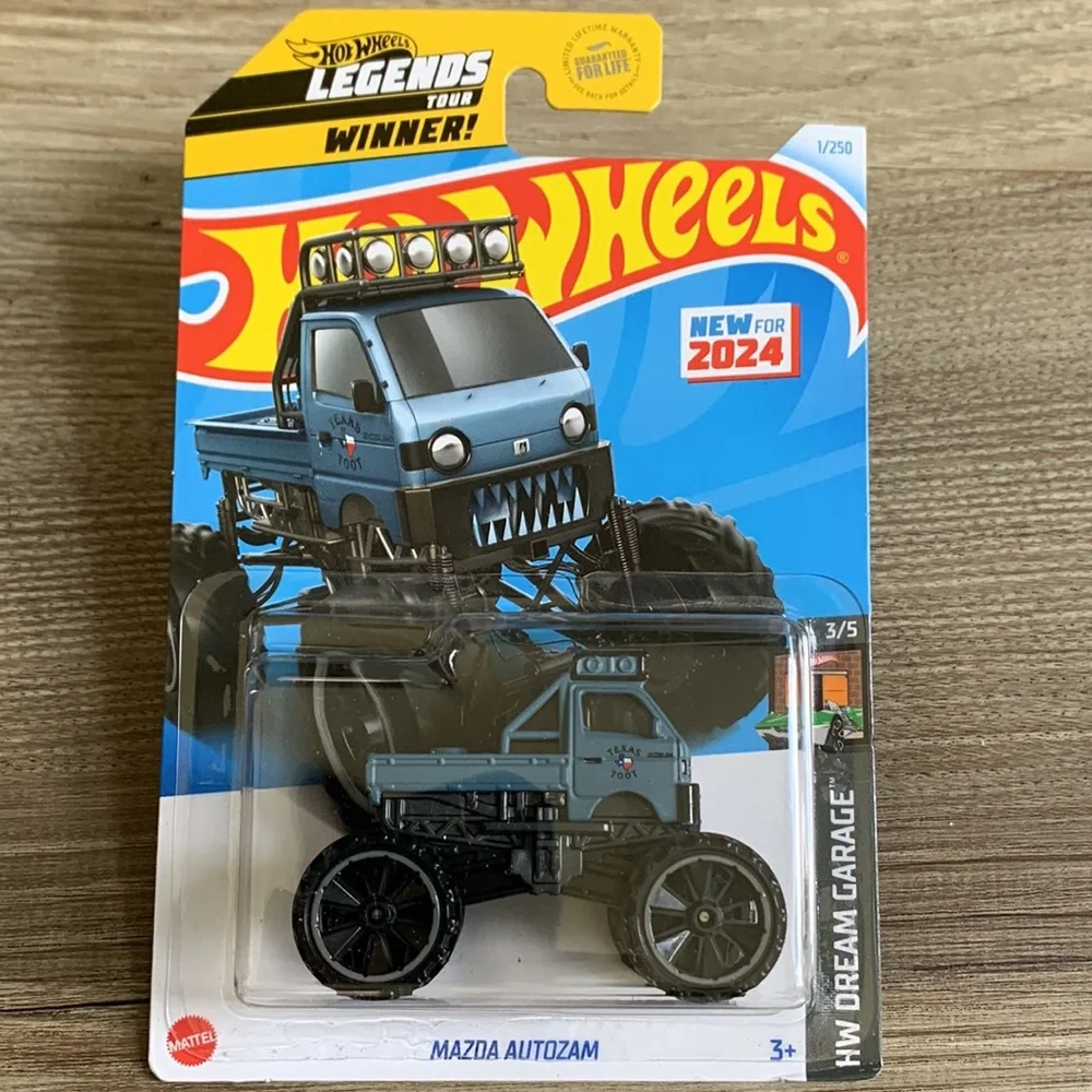 Hot Wheels Car Mazda Autozam Hotwheels Legend Tour Winner Monster Truck New 2024